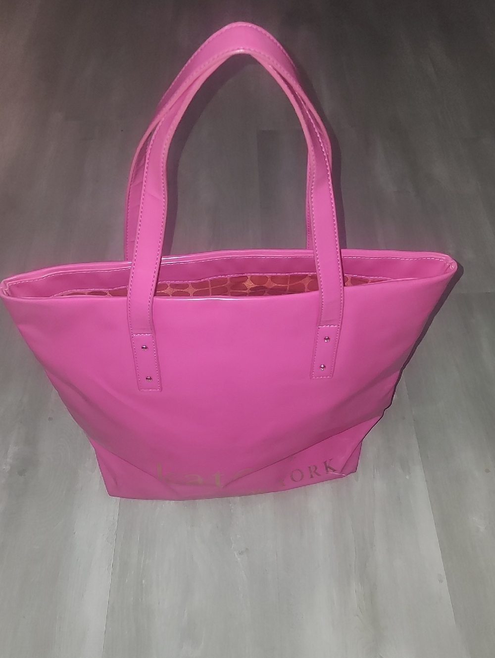 Kate Spade  New York Patent Vinyl Tote Bag
